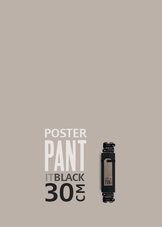 Poster-pant 30 cm itBlack